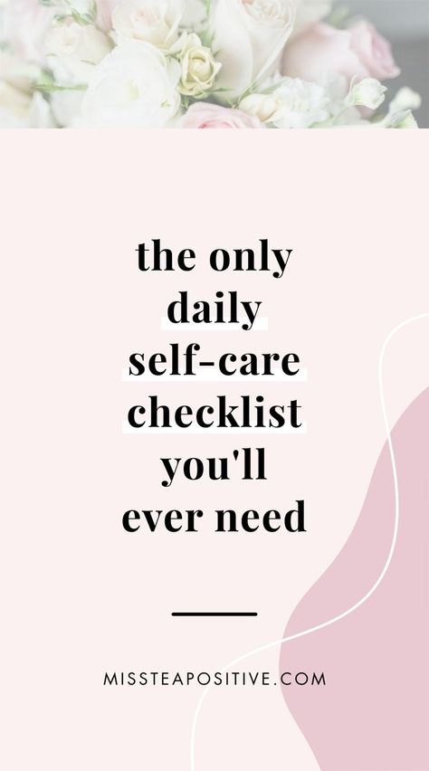 Daily Self Care Checklist, Checklist Self Care, Importance Of Self Care, Daily Self Care, Self Care Checklist, Stressful Job, Wellness Activities, Developing Healthy Habits, What Is Self