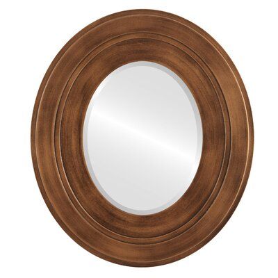 Ebern Designs Rubalcava Framed Oval Mirror in Sunset Gold Mirror Words, Wooden Mirror, Framed Mirror, Accent Mirror, Oval Mirror, Mirrors Wayfair, Accent Mirrors, Round Mirrors, Ebern Designs