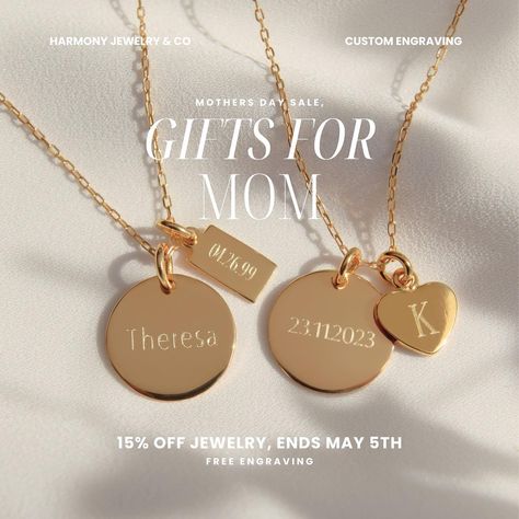 Our annual online Mother’s Day Sale is officially HERE!! Shop a wide selection of custom engraved jewelry that would make the perfect gift for Mom🫶🏼🤍 #sale #mothersdaygifts #engravedjewelry #engravedgifts #customjewelry Pod Jewelry, Impress Art, Family Ring, Family Rings, Engraved Gifts, Engraved Jewelry, Perfect Gift For Mom, Gold Jewellery, Jewelry Store