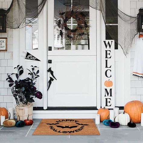 Home Entrance Outdoor, Lantern Living Room, Entrance Outdoor, Halloween Projector, Halloween Birthday Party Decorations, Halloween Mats, Halloween Bathroom Decor, Halloween Pillows Covers, Halloween Door Mat