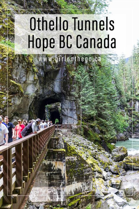 Othello Tunnels — a Historic Attraction North of Hope, British Columbia - Girl on the Go British Colombia, British Columbia Travel, Canadian Road Trip, Canadian Travel, Canada Road Trip, Destination Voyage, Bc Canada, To Infinity And Beyond, North America Travel