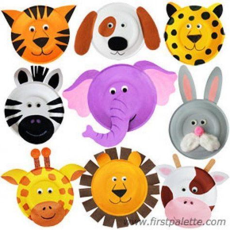 Paper Plate Animals, Lion Craft, Paper Plate Craft, Paper Plate Crafts For Kids, Inexpensive Crafts, Masks Crafts, Thanksgiving Crafts For Kids, Puffy Paint