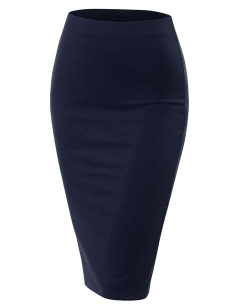 Pencil Skirt Plus Size, Womens Skirt Outfits, Plus Size Navy, Midi Pencil Skirt, Stretch Pencil Skirt, Tube Skirt, Knit Pencil Skirt, Women Skirts, Womens Pencil Skirts