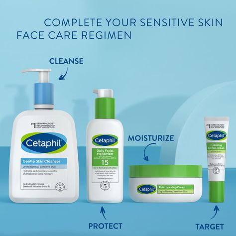 Cetaphil Face Wash, Cetaphil Cleanser, Hydrating Face Wash, Waterproof Makeup Remover, Hydrating Face Cream, Daily Facial Cleanser, Moisturizer For Sensitive Skin, Gentle Skin Cleanser, Skin Cleanser