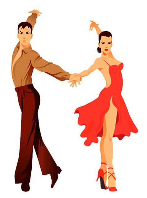 Cha Cha Cha Dancers - Latin #dance Illustrations Benefits Of Dancing, Ballroom Dance Quotes, Dancing Ballroom, Dancing Drawing, Dancing Clipart, Tango Art, Dance Tattoo, Salsa Dancer, Latin Dancing