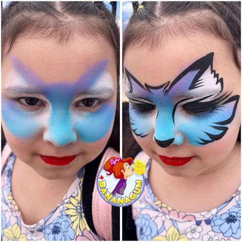 Fox Face Paint, Fairy Face Paint, Fairy Face, Cool Face Paint, Animal Face Paintings, Festival Face Paint, Girl Face Painting, Festival Face, Face Painting Easy