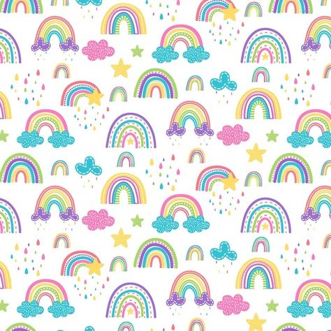 Rainbow Pattern Design, Unicorn Backgrounds, Pastel Color Background, Kawaii Unicorn, 2160x3840 Wallpaper, Animal Print Wallpaper, Unicorn Pattern, Rainbow Aesthetic