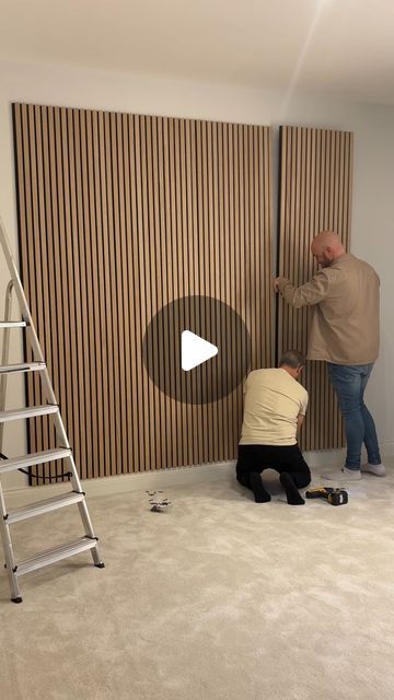 Rowen on Instagram: "Your dream living room inspo...☁️ Elevate your home with our new Marchmont Decorative Acoustic Slat Wall Panels✨ designed to give every room that luxury feeling and hotel look Get the look via the link in our bio🤍 #livingroomdesign #InteriorDecor #homeinterior" Acoustic Wall Panels Living Room, Slat Wall Ideas Living Room, Acoustic Slat Wall, Luxury Feeling, Dream Living Room, Wall Panel Design, Acoustic Wall Panels, Dream Living, Slat Wall