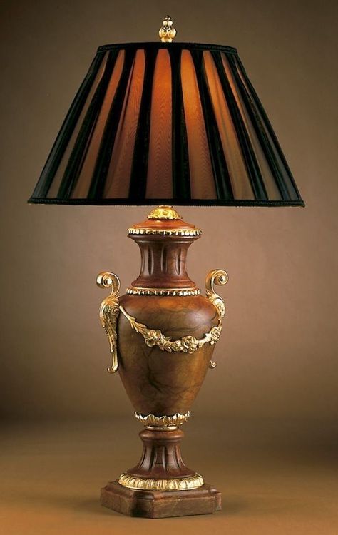 Classic Lamp Design, Living Room Table Lamps Ideas, Classical Lamp, Living Room Table Lamps, Lamp Design Ideas, Large Lamp Shade, Vintage Lampshades, Classic Lamp, Lamp Accessories