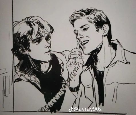 Supernatural Drawings, Sam And Dean, Supernatural Fan Art, Supernatural Art, Supernatural Pictures, Tv Supernatural, Supernatural Memes, Supernatural Fans, Odaiba