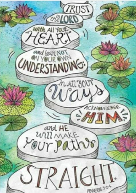 Doodle Art Quotes, Creative Teaching Press, Prayer Journaling, Bible Journaling Ideas Drawings, Trust In The Lord, Verse Art, Proverbs 3, Illustrated Faith, Bible Verse Art