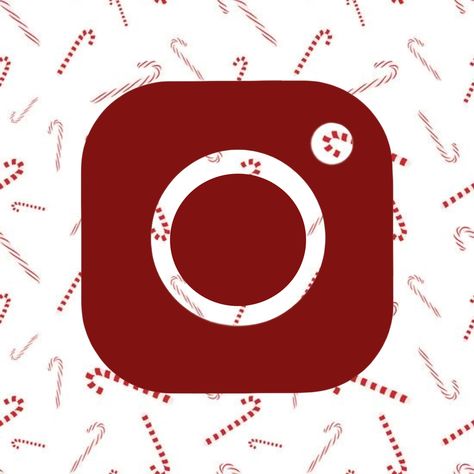 Iphone App Design Christmas, Christmas App Icons Instagram, Candy Cane App Icon, Christmas Iphone Icons Free, Aesthetic Christmas Icons For Apps, Instagram Christmas Icon, Christmas Instagram App Icon, Christmas Widget Icons, Cute Christmas App Icons