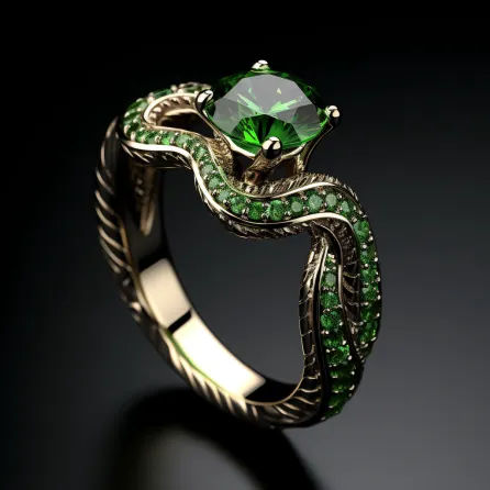 Slytherin Style, Barbie Aesthetics, Engagement Ring, Engagement Rings, Ring