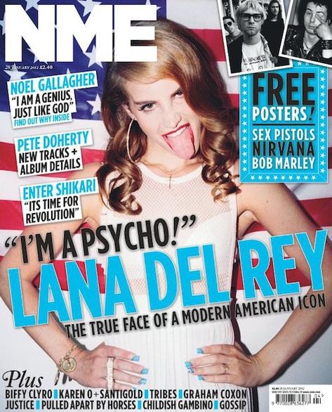 Beauty And Fashion Nirvana Album, Nme Magazine, Lana Del Rey Art, Graham Coxon, Pete Doherty, Lana Rey, Elizabeth Grant, British Music, Noel Gallagher