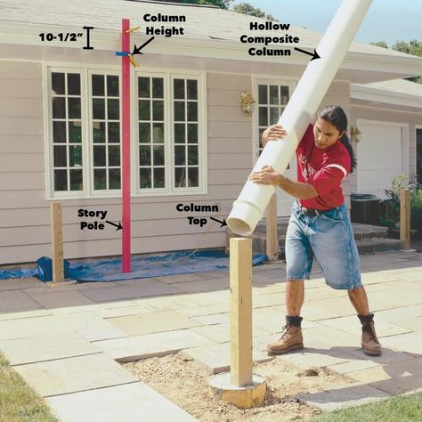 How to Build a Pergola: Pergola Plans (DIY) | Family Handyman Cheap Backyard Makeover, Backyard Makeover Ideas, Cheap Backyard Makeover Ideas, Pergola Plans Design, Panelling Hallway, Green Hallway, Cheap Backyard, Building A Pergola, Front Porch Ideas Australia