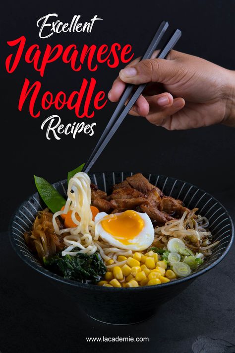 Discover the rich flavors of Japanese cuisine with this collection of delicious noodle recipes! From savory ramen to creamy udon, and nutty soba, these dishes are sure to satisfy your taste buds. Each recipe features a combination of broth, protein, and fresh ingredients, making them a perfect meal for any time of day. Get ready to add some Asian flair to your cooking and try these mouth-watering Japanese noodle recipes today! Japanese Somen Noodles Recipe, Authentic Ramen Recipes Japanese Food, Authentic Japanese Ramen, Japanese Soba Noodle Soup, Ramen Noodle Recipes Soup Tonkatsu, Japanese Somen Noodles, Tonkatsu Ramen, Yaki Soba, Japanese Food Traditional