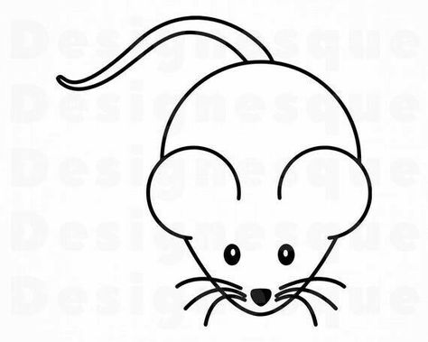 Mouse Vector, Maus Illustration, Mouse Clipart, Mouse Png, Mouse Illustration, Mouse Drawing, Animal Doodles, Animal Activities, Rock Crafts