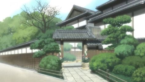 Anime Japanese House, Anime House, Anime Japanese, Scenery Background, Japanese Architecture, Japanese House, Japanese Anime, Naruto, Castle