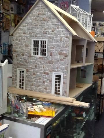 stone – Dollhouse Junction Cottage Exterior Ideas, Maileg Doll House, Castle Stone, Dollhouse Decorating, Pattern Sheet, Tiny Furniture, Doll House Plans, Cottage Exterior, Model House