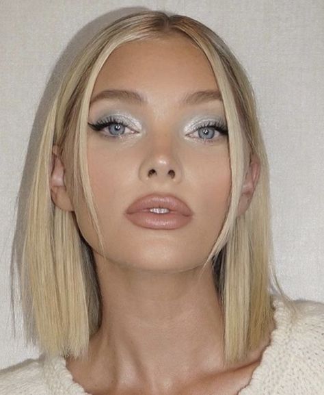 Elsa Makeup, Spring Haircuts, Maquillage On Fleek, Mekap Mata, Wedding Guest Makeup, Smink Inspiration, Glamorous Makeup, Winter Makeup, Elsa Hosk