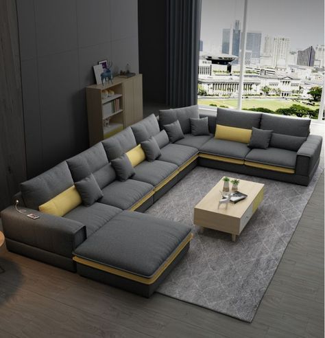 Corner sofa living room modern