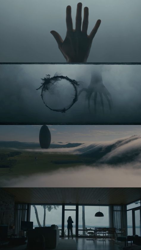 Arrival Denis Villeneuve, Dennis Villeneuve Cinematography, Sci Fi Cinematography, Horror Movie Cinematography, Denis Villeneuve Cinematography, Dune Cinematography, Movie Stills Aesthetic, Arrival Aesthetic, Scifi Photography