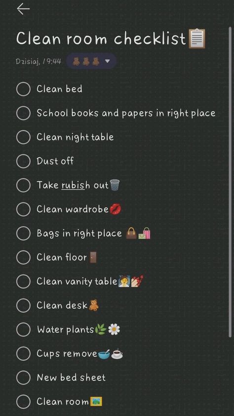 Effective Ways To Clean Your Room, Deep Cleaning Routine, Sunday Cleaning Checklist, Cleaning Room Inspiration, Deep Cleaning Room Checklist For Teens, Clean Room Checklist Bedrooms, Tidy Room Checklist, Cleaning My Room Checklist, Clean Room List