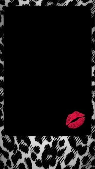 Badass Wallpaper Iphone, Black And Wallpaper, Kiss Wallpaper, 2000s Wallpaper, Photo Border, Lip Wallpaper, Wallpaper Iphone Love, Goth Wallpaper, Bling Wallpaper