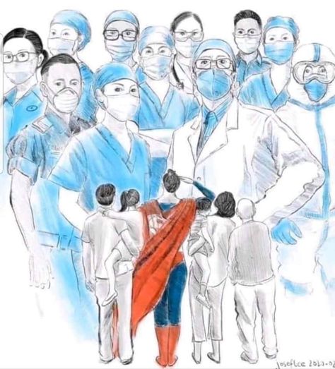 Real Superheroes, Warrior Drawing, National Doctors Day, Nurse Art, Medical Wallpaper, Medical Art, Banksy, Street Art, Pop Art