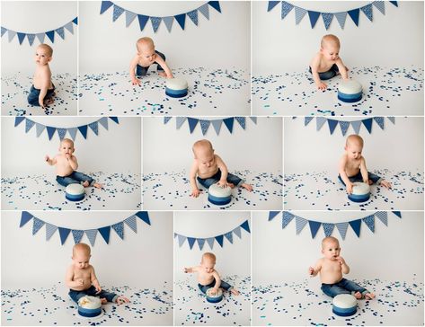 simple boy cake smash Simple 1st Birthday Party Boy Theme, Simple Boy Cake Smash, Baby Boy Smash Cake Pictures, Boys Cake Smash Photoshoot, Summer Cake Smash Boy, Boy Cake Smash Photos, 1 Year Cake Smash Boy, Simple Smash Cake Boy, First Birthday Boy Photoshoot Indoor