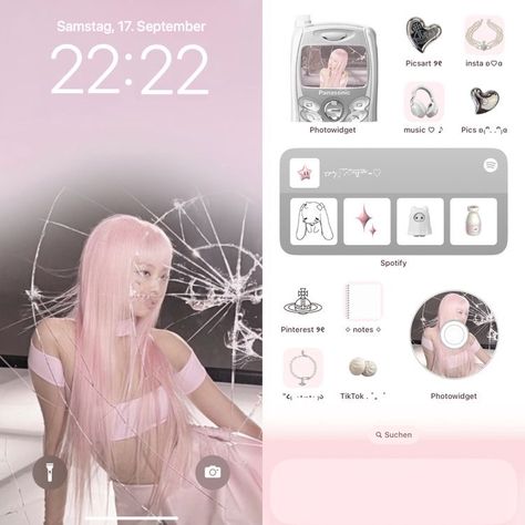 Blackpink Theme Phone, Soft Pink Homescreen, Ios14 Wallpaper, Home Screen Layout, Iphone Home Screen, Iphone Theme, Wallpaper Homescreen, Ios Layout, Iphone Wallpaper Ios