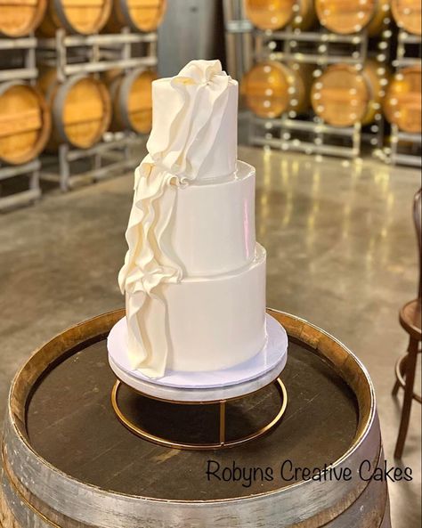 Draping Wedding, Fondant Wedding Cakes, Wedding Inspo, Wedding Cake, Fondant, Wedding Cakes, Cake