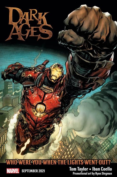 Marvel Dark Ages, Marvel 1602, Steampunk Iron Man, Steampunk Armor, Marvel Vision, Dark Planet, Tom Taylor, Free Comic Books, Univers Marvel