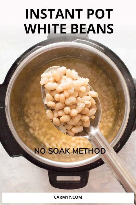 Instant Pot Beans, Pressure Cooker Beans, Soak Beans, Pot Beans, Cooking Beans, Pressure Cooker Xl, Stovetop Pressure Cooker, How To Soak Beans, Navy Beans