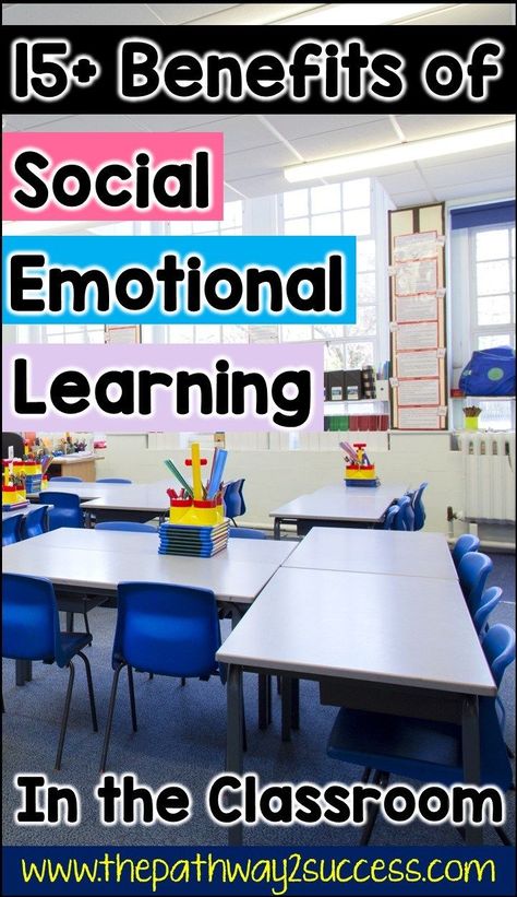 Read about 15+ benefits to teaching social emotional learning in the classroom to kids and young adults! Students need these life skills with SEL to succeed in school and beyond. Learn WHY it's so important to spend the time to teach skills for self-awareness, social skills, self-management, decision-making, and more! #sel #socialemotionallearning #pathway2success Social Emotional Learning Middle School, Science Projects For Middle School, Social Emotional Learning Activities, Social Skills Activities, Relationship Skills, Teaching Social Skills, Social Emotional Skills, School Curriculum, Emotional Skills