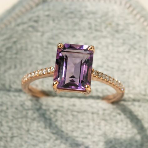 Thanks for the kind words! ★★★★★ "Beautiful, just understand it takes about a mth to come in." Jennifer Matt https://etsy.me/3MCKr05 #etsy #no #emerald #straight #pave #minimalist #whitegold #yes #women #purple Amethyst Emerald Cut Ring, Emerald Cut Amethyst Engagement Ring, Emerald Cut Amethyst Ring, Diamond And Amethyst Engagement Ring, Amethyst Engagement Ring Gold, Lilac Engagement Ring, Emerald Cut Amethyst Diamond Ring, Amethyst Rings, Amethyst Engagement Ring