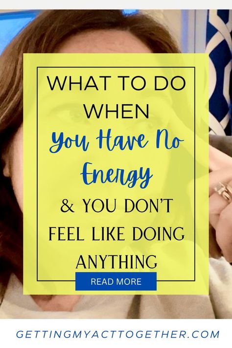 when you have no energy How To Get Energy, I Have No Energy, Clothes Alterations, Getting Motivated, Homemade Hair Treatments, No Energy, Things To Do Today, How To Get Motivated, Mom Life Hacks