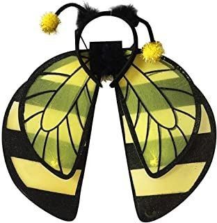 Bee Costume Diy, Bumble Bee Wings, Bee Headband, Bumble Bee Costume, Masquerade Carnival, Cosplay Wings, Bee Wings, Bee Costume, Fancy Dress Up