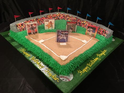 Hayden’s 5th Birthday Sandlot Cake, Sandlot Party, Stadium Cake, Killing Me Smalls, Sandlot, Baseball Stadium, The Sandlot, Killing Me, Small Cake