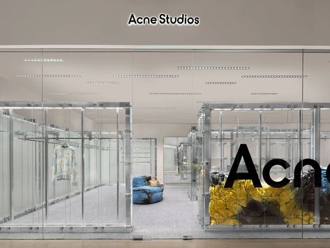 Acne Studios — Halleroed Acne Studios Store, Acne Store, Noma Restaurant, Sands Singapore, Acne Studio, Opening A Boutique, Shopping Centre, Swedish Design, Facade Design