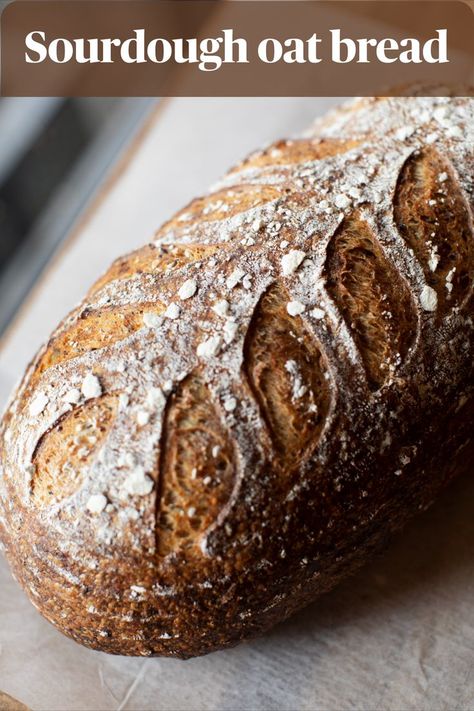 Flavored Sourdough Bread, Oat Sourdough Bread, Flavored Sourdough, King Arthur Flour Recipes, Oat Bread, Sourdough Baking, Sourdough Bread Recipe, Sourdough Recipes, Pan Bread