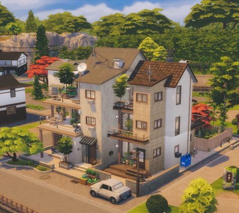 ChristinaMaria80 (taking it slow ☺️) auf X: „I'm really soooo looking forward to #TheSims4ForRent! The live stream yesterday was so promising 😍 Spending the weekend with my family and not being able to build I thought I'd share some more pics of my apartment build in Mt. Komorebi 🏮🏘️ #TheSims #TheSims4 #ShowUsYourBuilds https://t.co/D3OrPsl48m“ / X Sims 4 Mt Komorebi Apartment, Sims 4 Mt Komorebi House, Sims 4 Mt Komorebi Builds, Sims Apartment Building, Mt Komorebi, Sims4 House, Taking It Slow, Sims Houses, Sims Builds