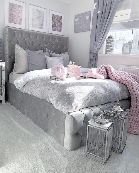 Aqua Room, Bedroom Decor For Teen Girls, Dekorasi Kamar Tidur, Girl Bedroom Designs, Teen Room Decor, Gray Bedroom, Teen Bedroom Decor, Girl Bedroom Decor, Stylish Bedroom