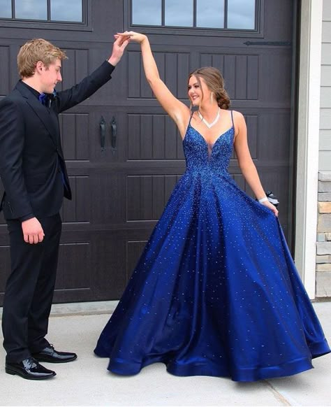 Dark Blue Prom Dress Long, Blue Prom Couple, Blue Grad Dresses, Midnight Blue Prom Dresses, Royal Blue Prom Dress Long, Dark Blue Prom Dresses, Dark Blue Prom Dress, Farewell Dresses, Prom Dresses Long Blue