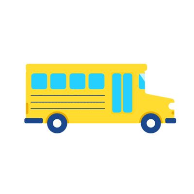 This GIF is free for both personal and commercial use (CC-BY 4.0) as long as you credit our website: Cliply.co #school #education Earth Emoji, Bus Gif, Lego Hotel, Bus Cartoon, Gif Ideas, Animation Schools, Free Gif, Travel Doodles, Animated Clipart