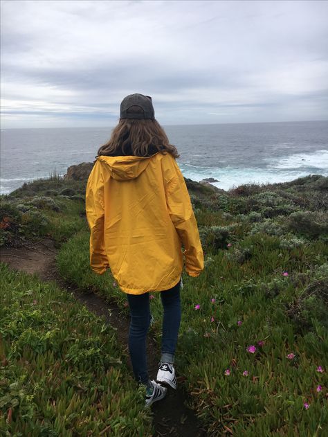 Yellow Rain Jacket Aesthetic, Yellow Rain Coat Aesthetic, Yellow Raincoat Outfit Aesthetic, Yellow Raincoat Aesthetic, Yellow Rain Jacket Outfit, Raincoat Outfit Aesthetic, Yellow Raincoat Outfit, Stranger Things Style, Yellow Rain Jacket