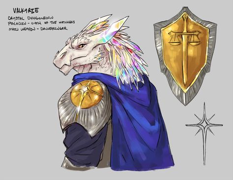 OhLarnSheDrawn (@BarnLarn) on X Crystal Dragonborn, Dragonborn Paladin, Dnd Paladin, Dnd Dragonborn, Pathfinder Character, Dnd Races, Dungeons And Dragons Art, Dnd Funny, Fantasy Portraits