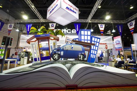 Giant Pop Up Book, Book Booth Design, Book Exhibition Design, Story Lab, Exhibit Design Inspiration, Event Stage, Exhibition Booth, Up Book, Pop Up Book