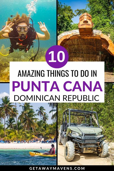 Here is the ultimate guide to Punta Cana! We are sharing the 10 best things for couples to do in Punta Cana in the Dominican Republic. From stunning beaches and fun water sports to romantic restaurants and local cultural destinations, Punta Cana has it all. Go snorkeling, take an ATV tour, go beachcombing, explore the National Park, and much more. Don't forget to check out our packing list, the best time to visit for optimal weather and fewer crowds. Get ready for a romantic getaway! Dominican Republic Beaches, Things For Couples, Couples Things To Do, Romantic Restaurants, Girls Weekend Getaway, Best Weekend Getaways, Caribbean Vacation, Punta Cana Dominican Republic, Atv Tour