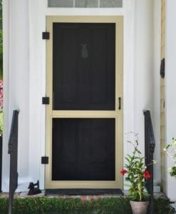 Wood Screen Doors Archives - Screen Tight Black Screen Door, Pet Screen Door, Wood Door Frame, Vinyl Door, Wood Screen Door, Wooden Screen Door, Diy Screen Door, Vinyl Doors, Pet Doors